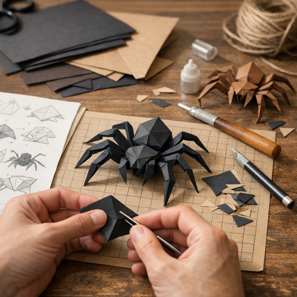 Comment faire une araignée en 3d