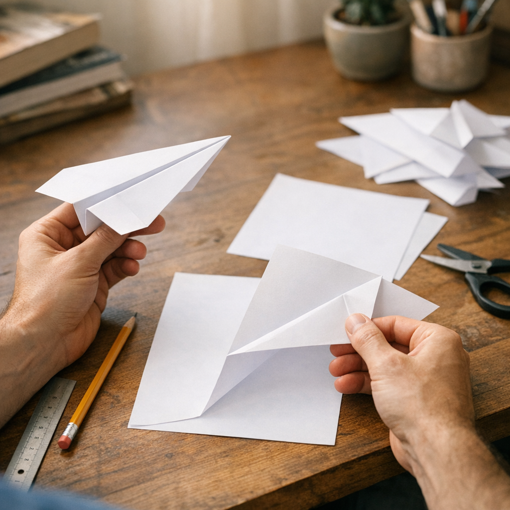 Comment faire un avion en papier facile sans se perdre dans 20 variantes
