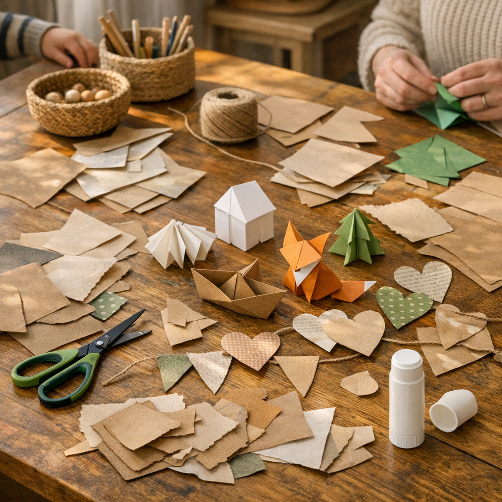 Le bricolage facile en papier devient simple avec 12 idées