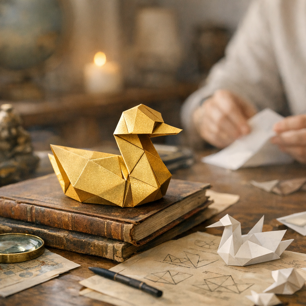 Pourquoi le canard origami est plus riche qu'un simple pliage pour enfants