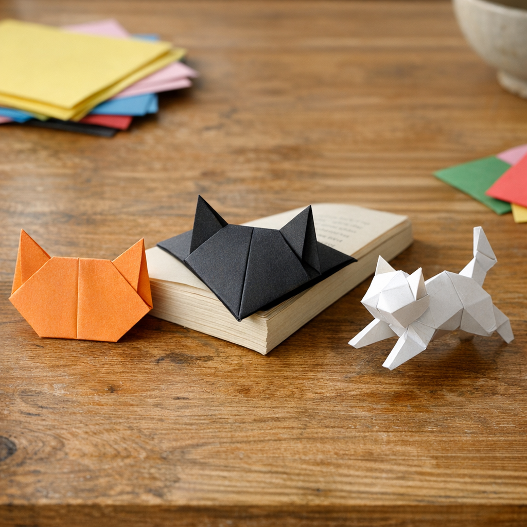 Le Chat Origami facile se choisit selon l’usage