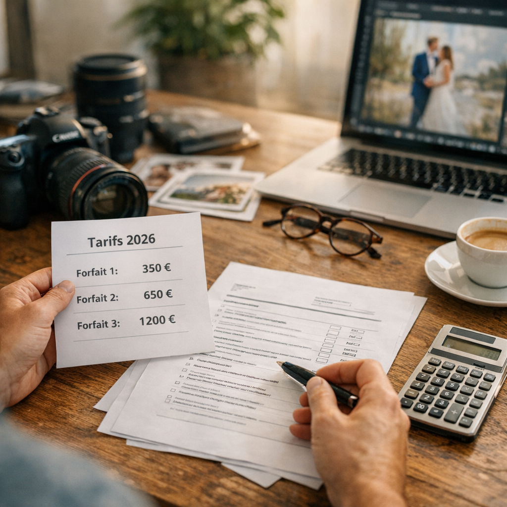 Photographe Alençon tarifs : fourchettes 2026 et points à vérifier sur devis