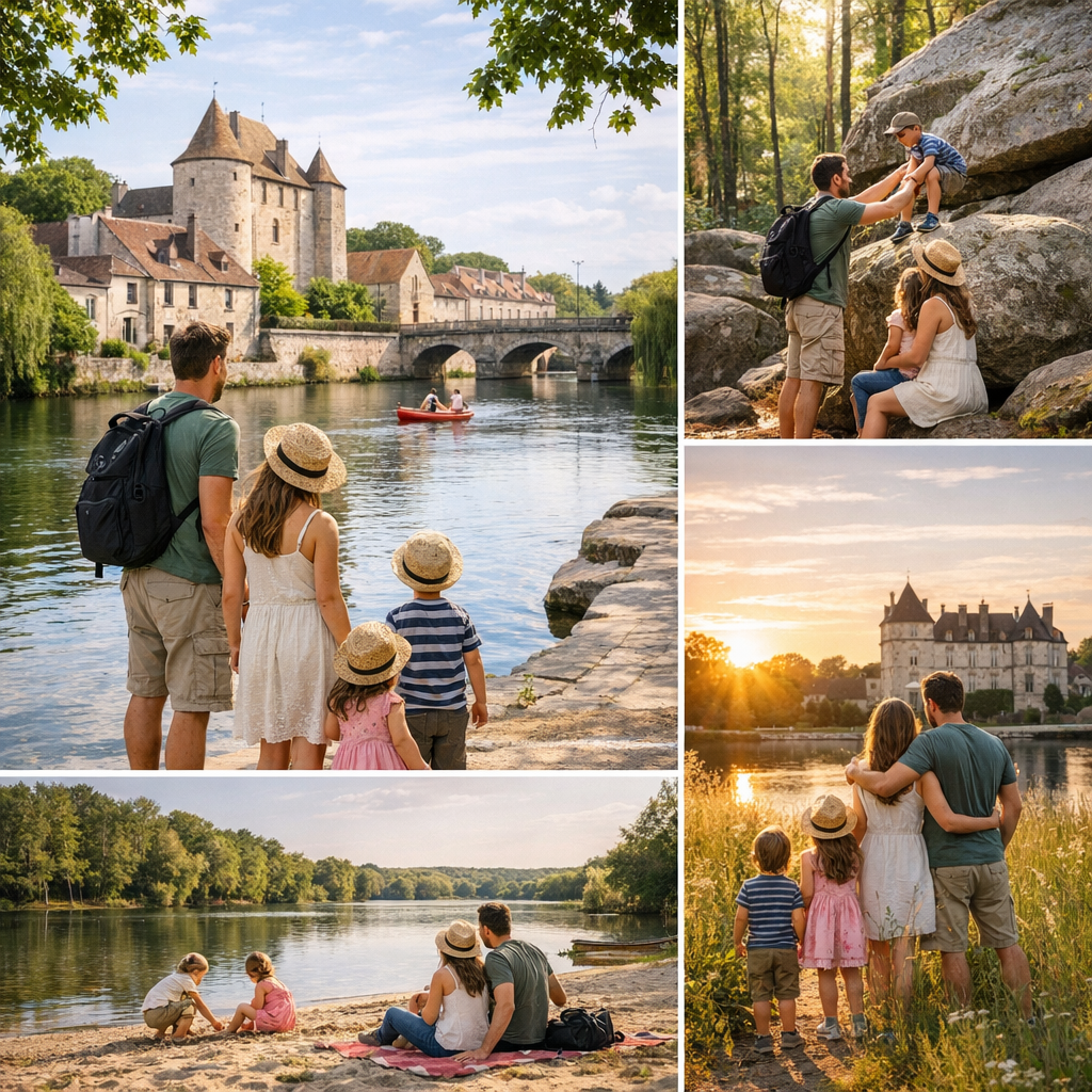 Idées de lieux photo à Nemours et autour, avec une famille