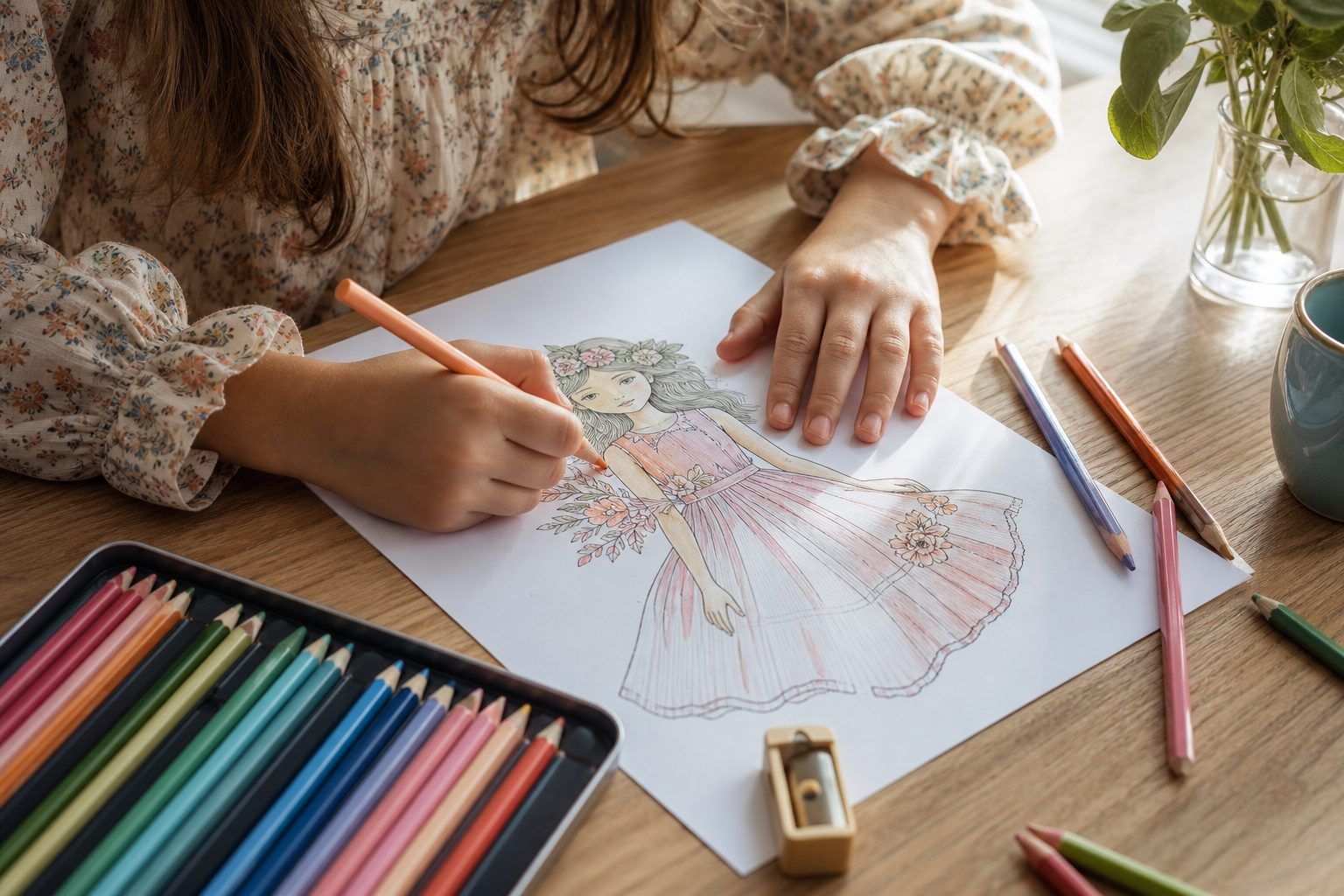 Comment colorier un dessin avec des crayons de couleur&nbsp;?