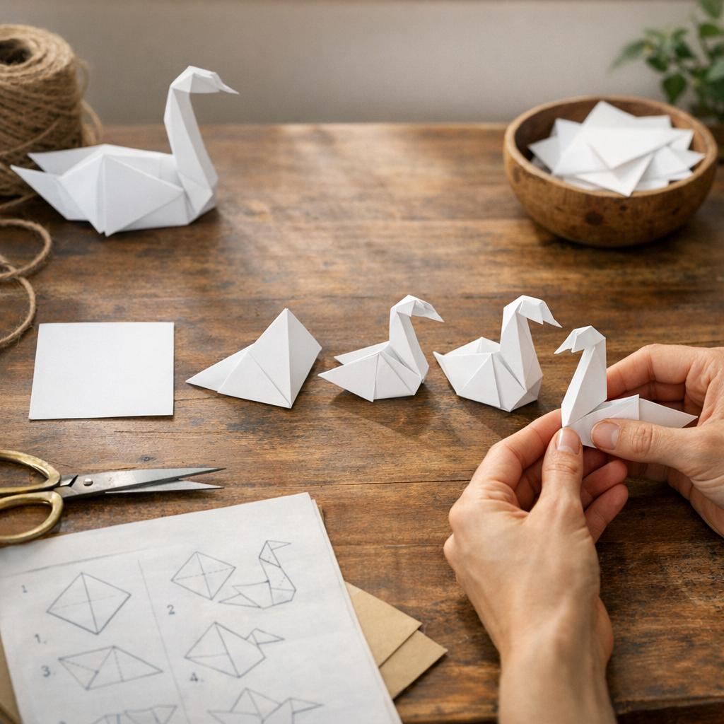 Le pas-à-pas qui change vraiment le rendu du cygne