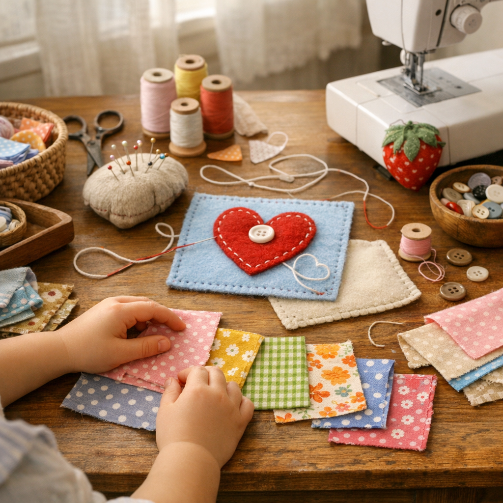 Quel projet de couture facile choisir pour un enfant débutant ?