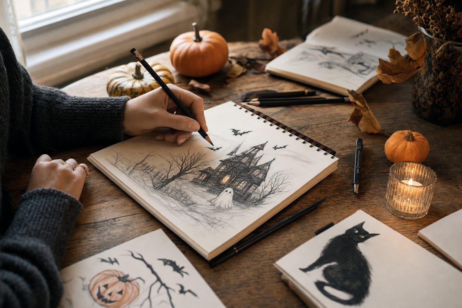 Dessins Halloween qui font peur : créer une ambiance sans en faire trop