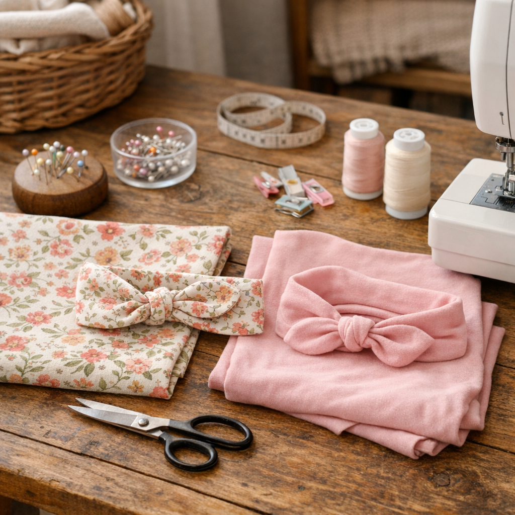 Comment coudre un headband enfant en tissu sans se tromper