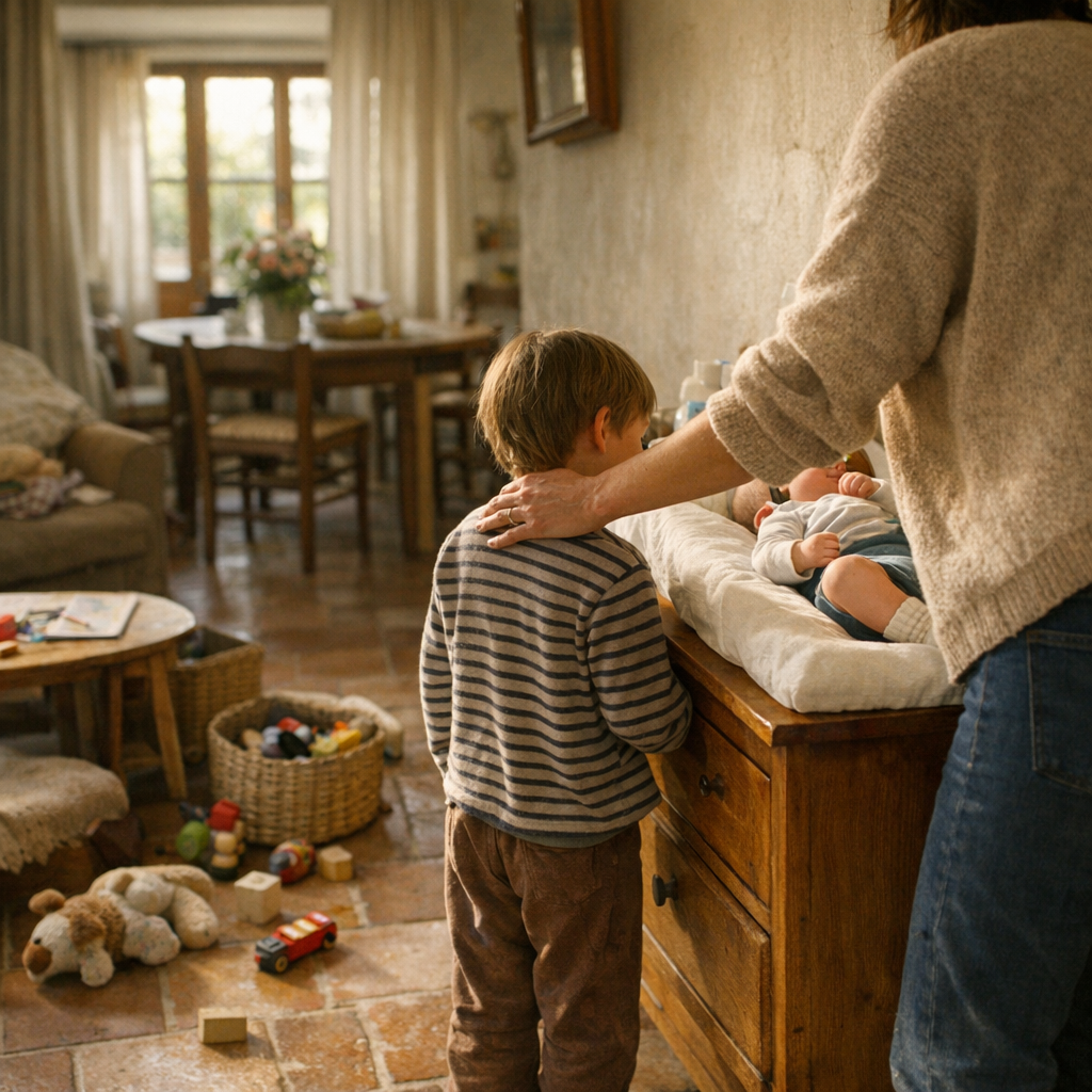 Quand l’aîné est jaloux du cadet : des conseils qui apaisent