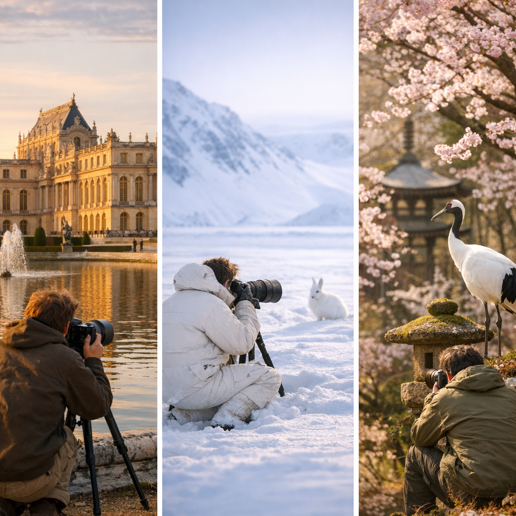 Versailles, Grand Nord, Japon&nbsp;: les terrains qui racontent sa photographie