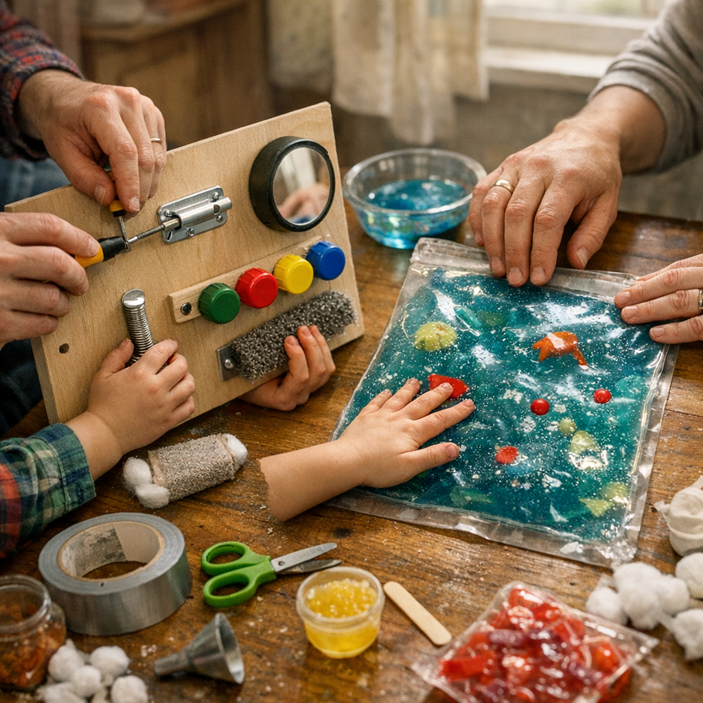 Quel jeu sensoriel DIY maison choisir selon l’âge de l’enfant ?