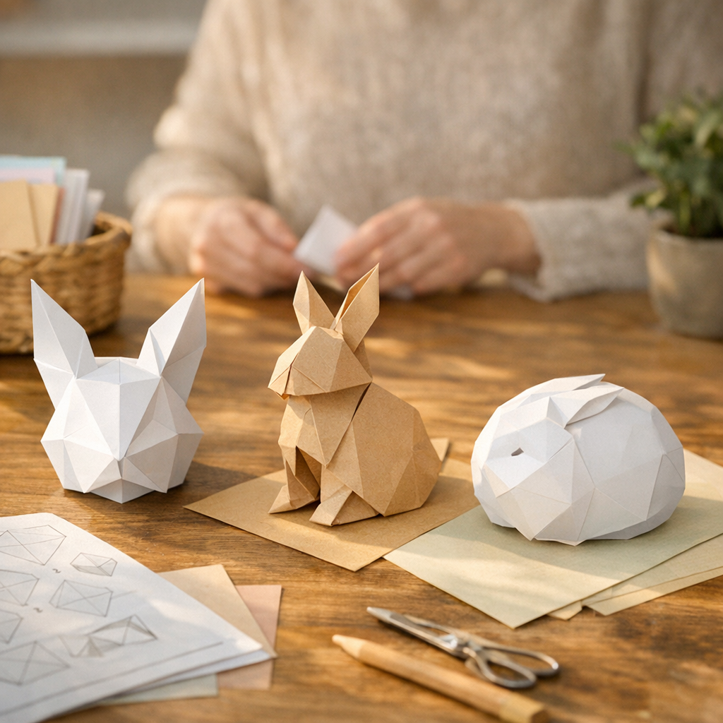 Quel modèle choisir : tête de lapin, lapin assis ou lapin boule