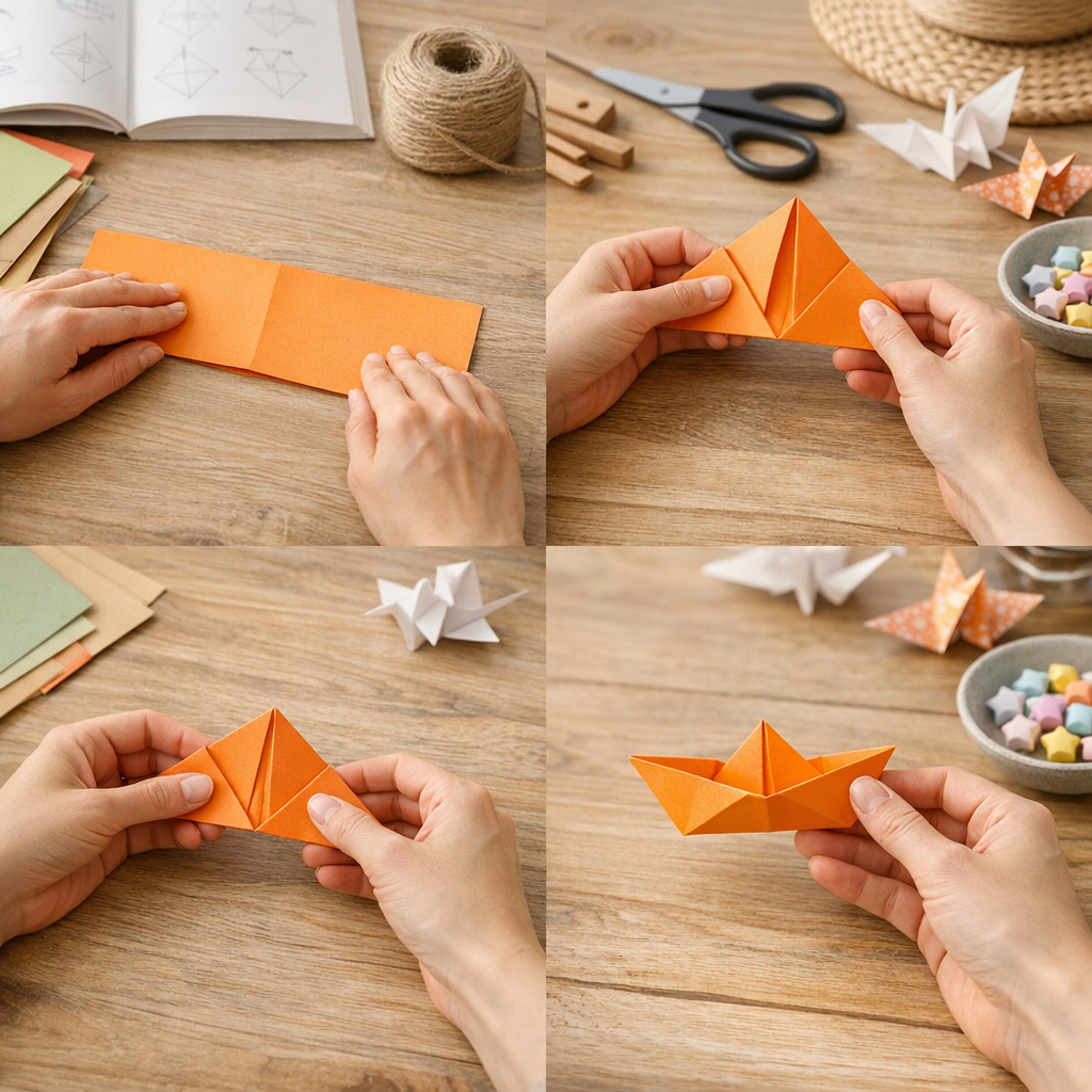Comment faire un origami avec une feuille rectangle ?