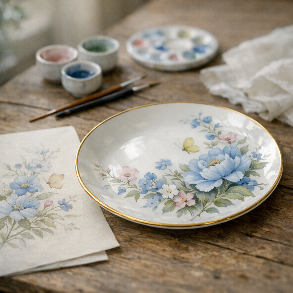 Comment choisir un modèle de Peinture sur Porcelaine gratuit