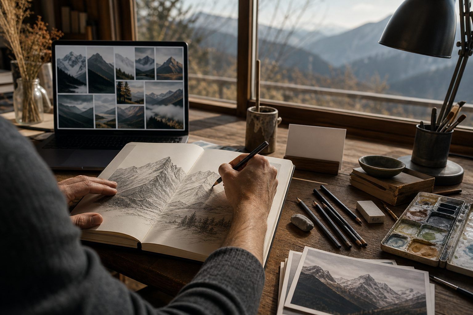 À propos des images de montagne, Pinterest et des droits