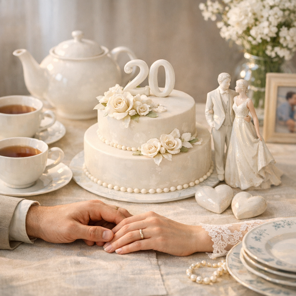 L’expression « noces de porcelaine » dépasse le mariage : ce que disent les usages récents