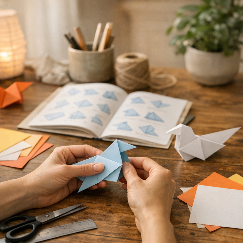 Tutoriel origami : les bases pour réussir un oiseau facile sans se perdre