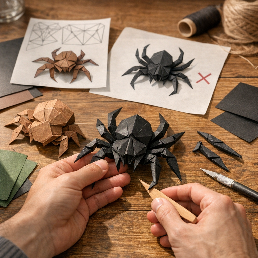 Comment faire une araignée en 3d sans se tromper de modèle