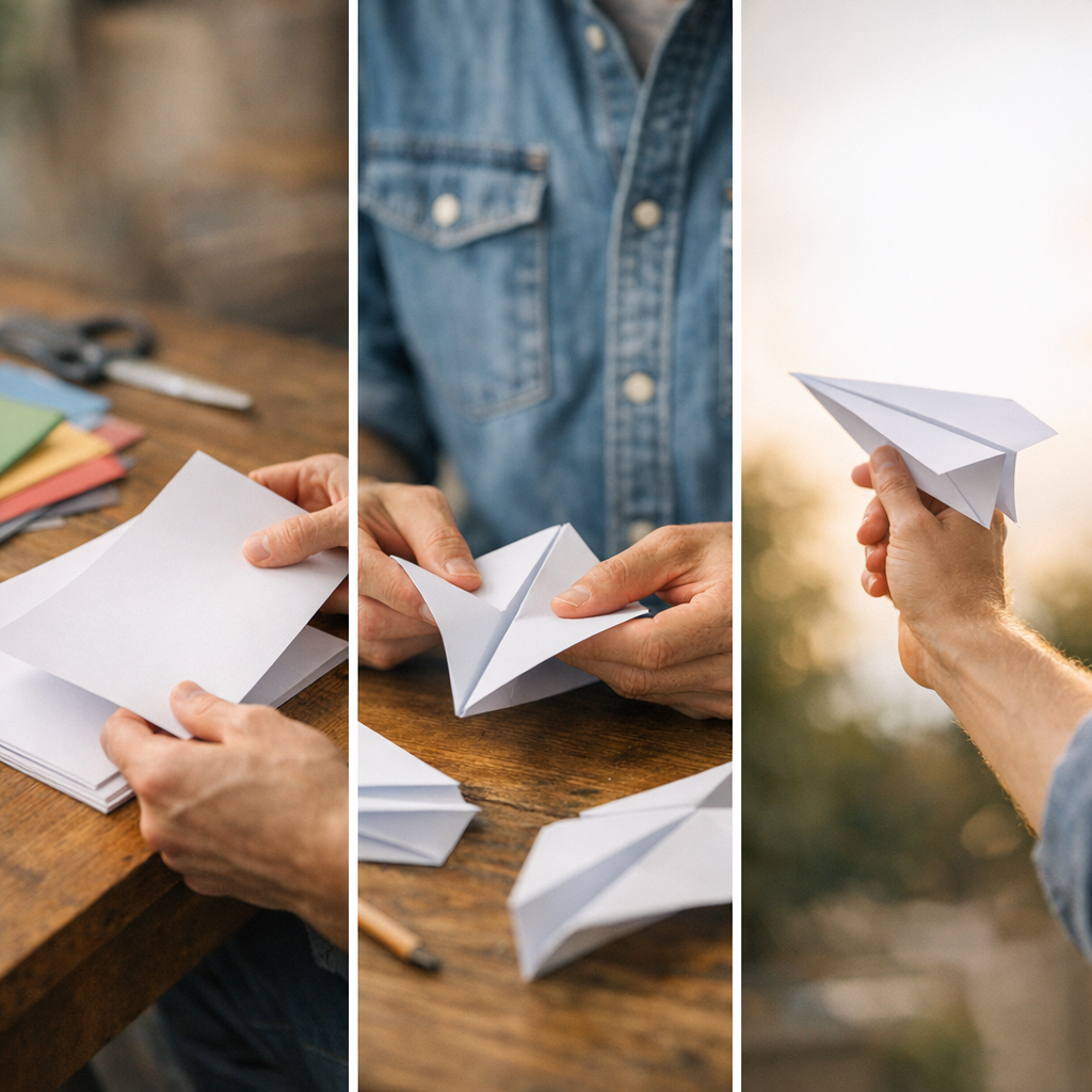 Les 3 détails qui changent vraiment le vol : feuille, plis, lancer