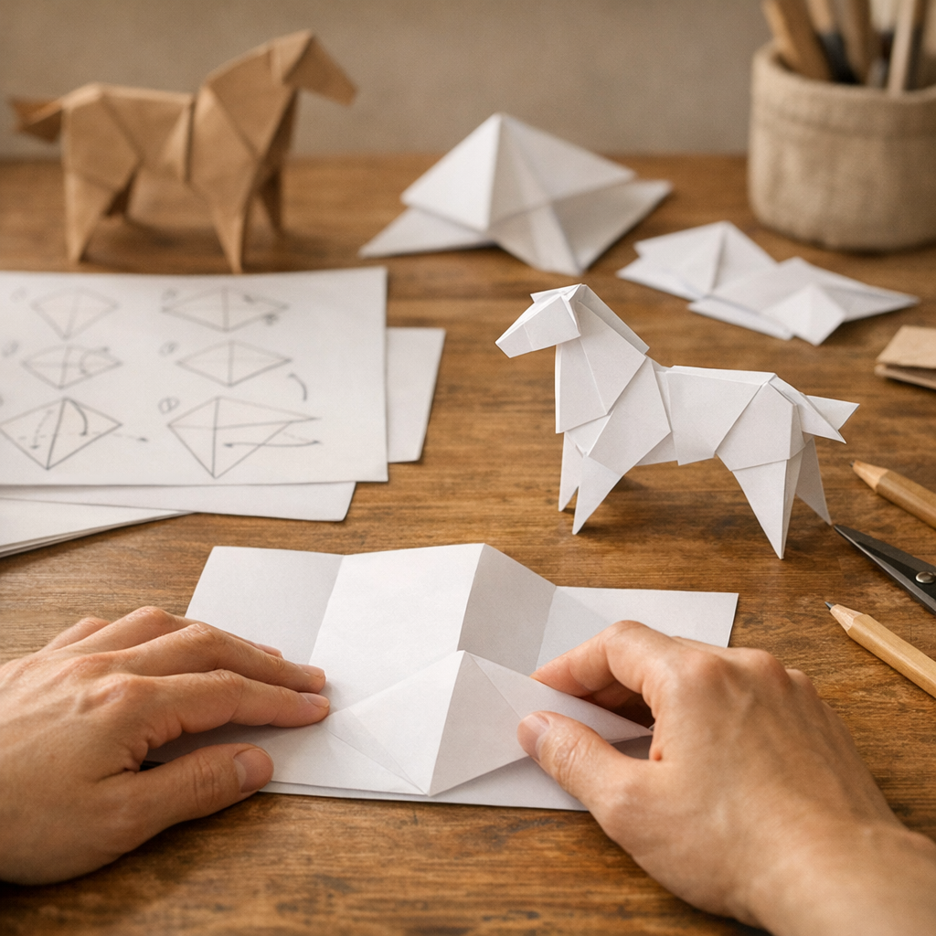 Comment faire un origami avec une feuille A4 ?