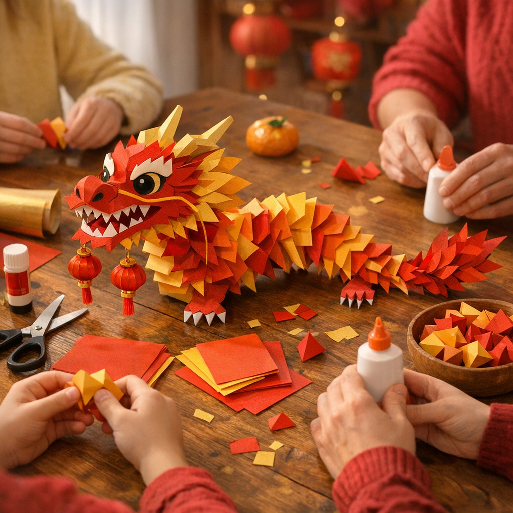 Comment réussir un Origami Dragon chinois sans se tromper de modèle