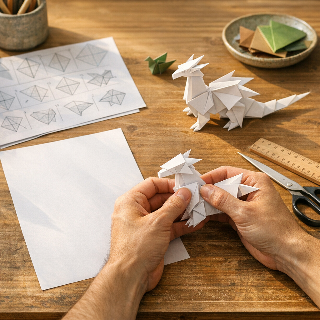 Comment faire un origami avec une feuille A4 ?