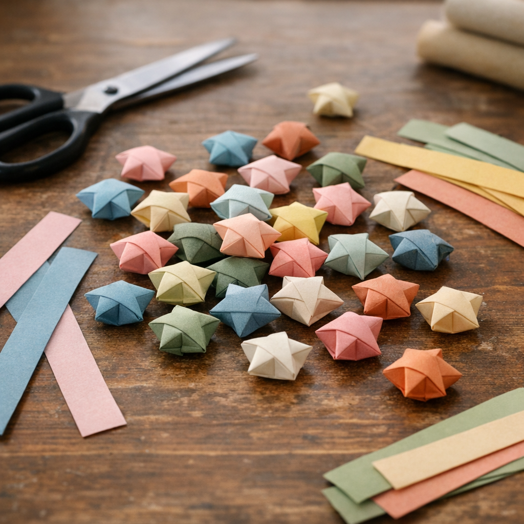 Comment faire des étoiles en Origami sans se compliquer