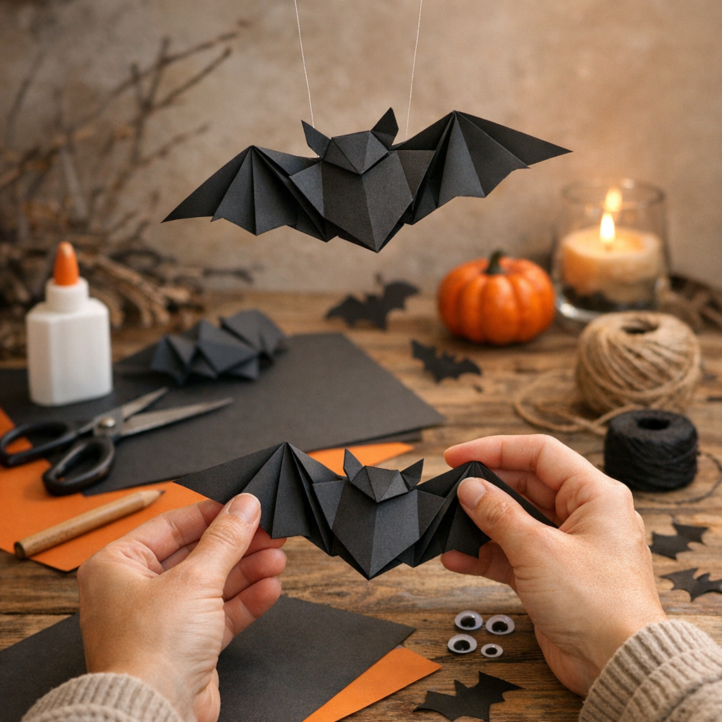 Comment faire une chauve-souris en papier qui vole ?