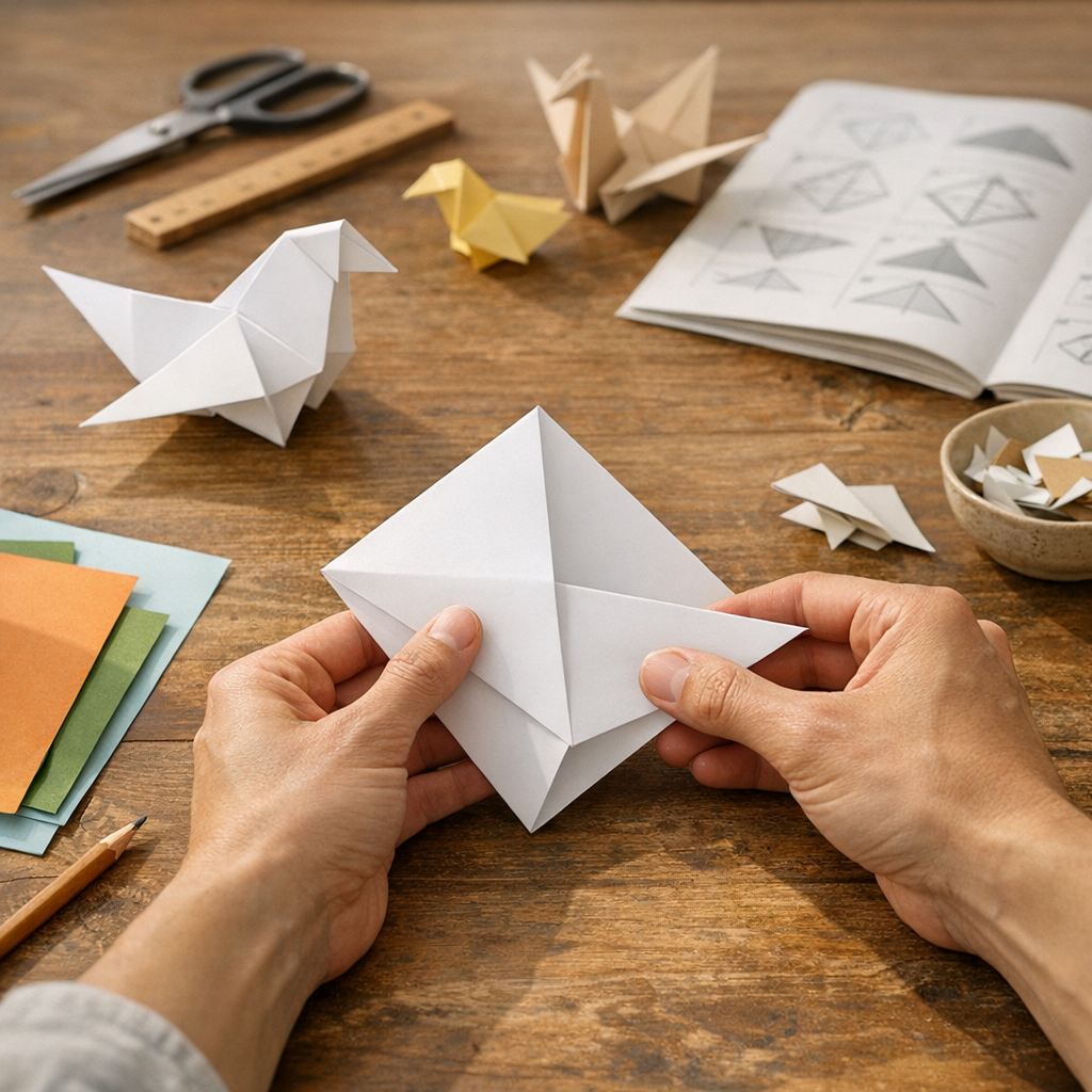 Comment faire un origami avec une feuille A4 ?