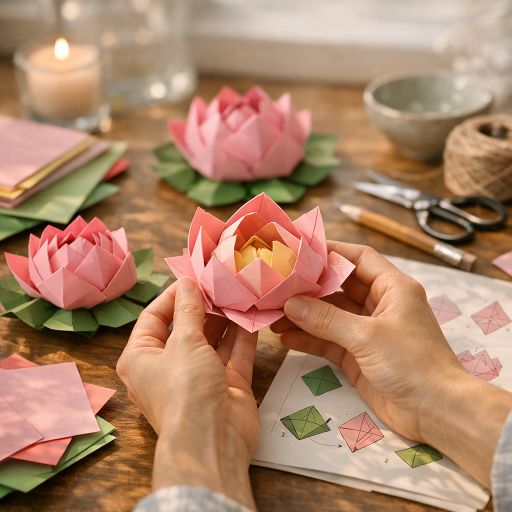 Comment faire une fleur en papier qui s'ouvre ?