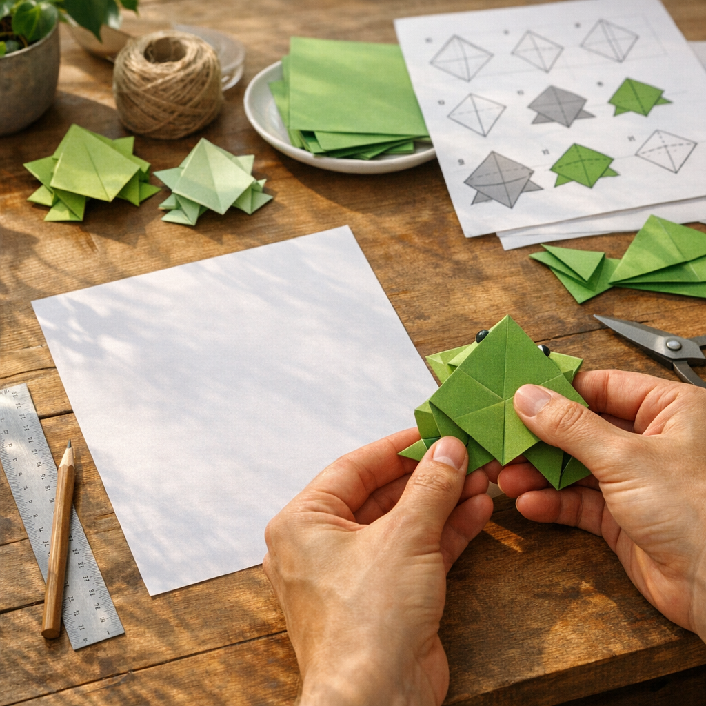 Comment faire un origami avec une feuille A4 ?