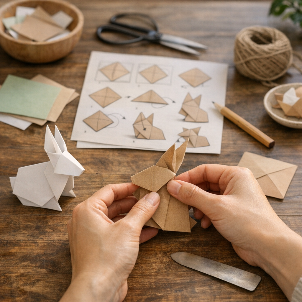 Comment faire un lapin en origami : le chemin le plus simple pour débuter