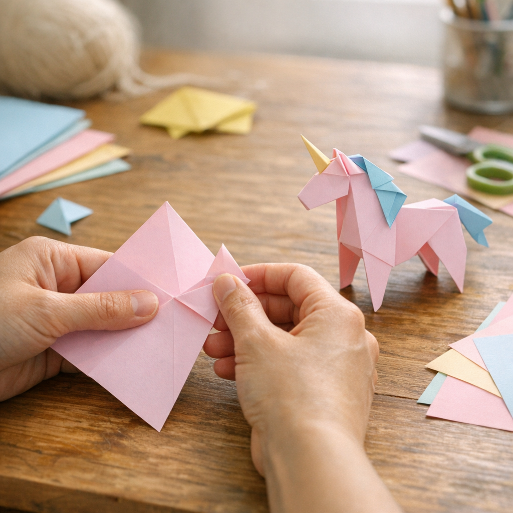 Comment faire un Origami Licorne facile sans se tromper