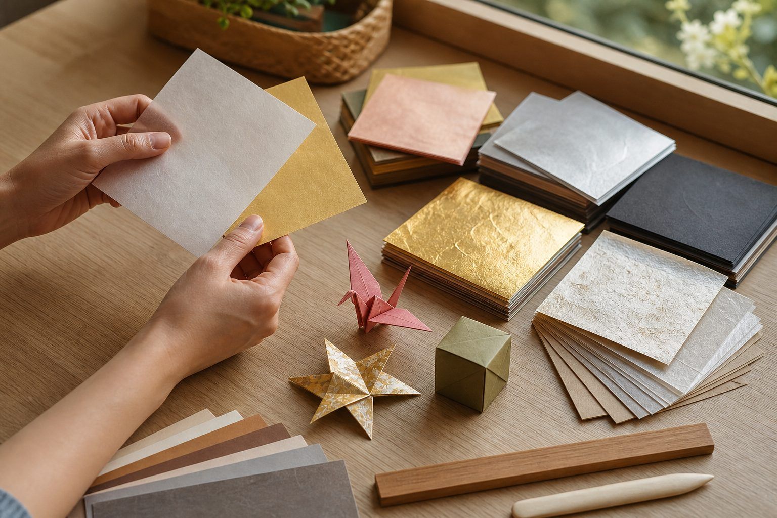 Matériel origami pour débuter