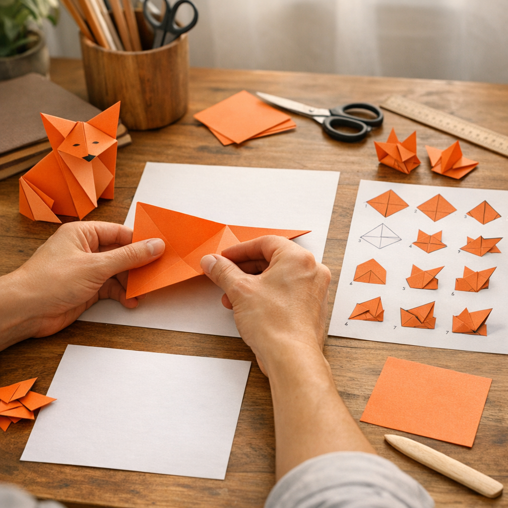 Comment faire un origami avec une feuille A4 ?