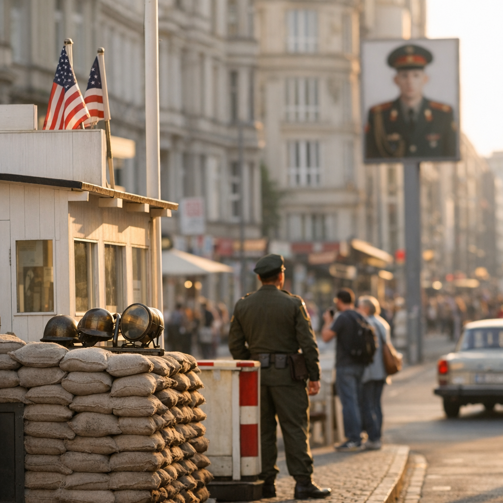 Où trouver des photos fiables de Checkpoint Charlie ?