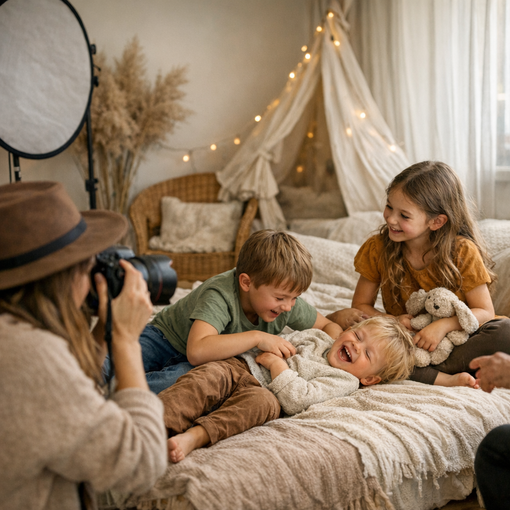 Comment se passe un shooting photo avec des enfants, sans chercher la pose parfaite&nbsp;?