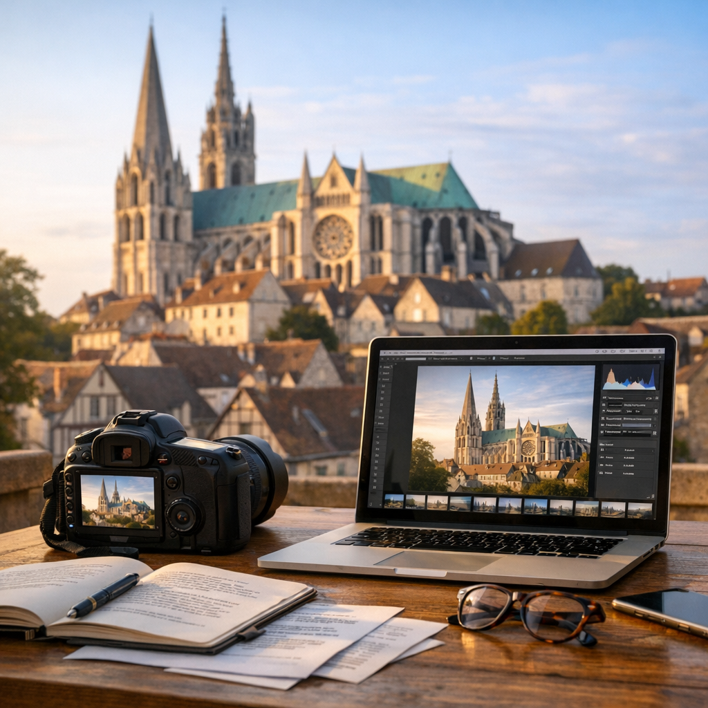 Droits, crédits et précautions avant de publier une photo de Chartres