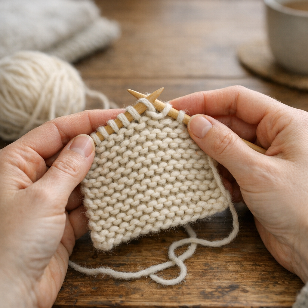 Comment réussir le Point mousse au Tricot sans se tromper