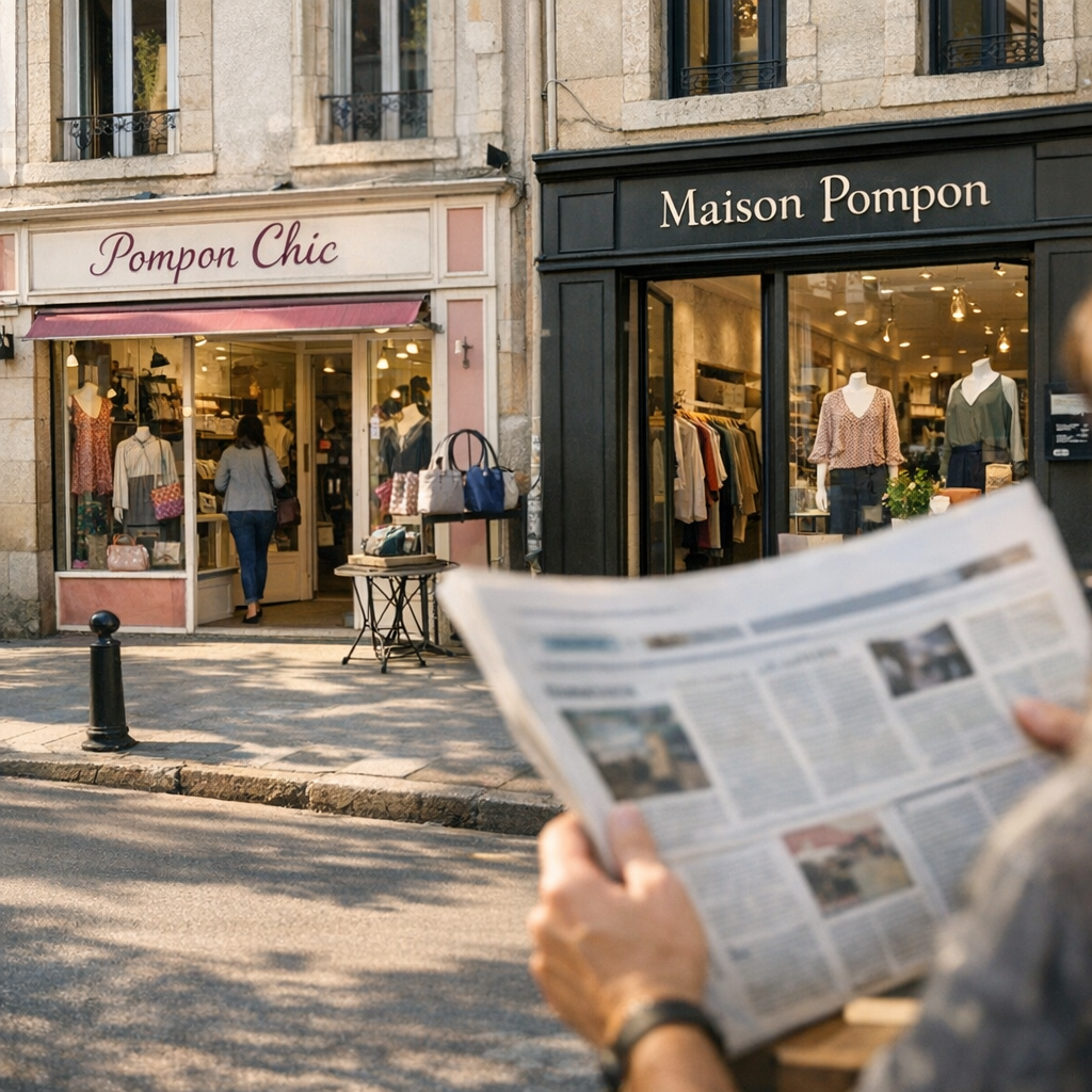 Comment savoir si « Pompon Chic » à Castelnaudary correspond encore à la boutique d’origine place de Verdun, ou s’il fau