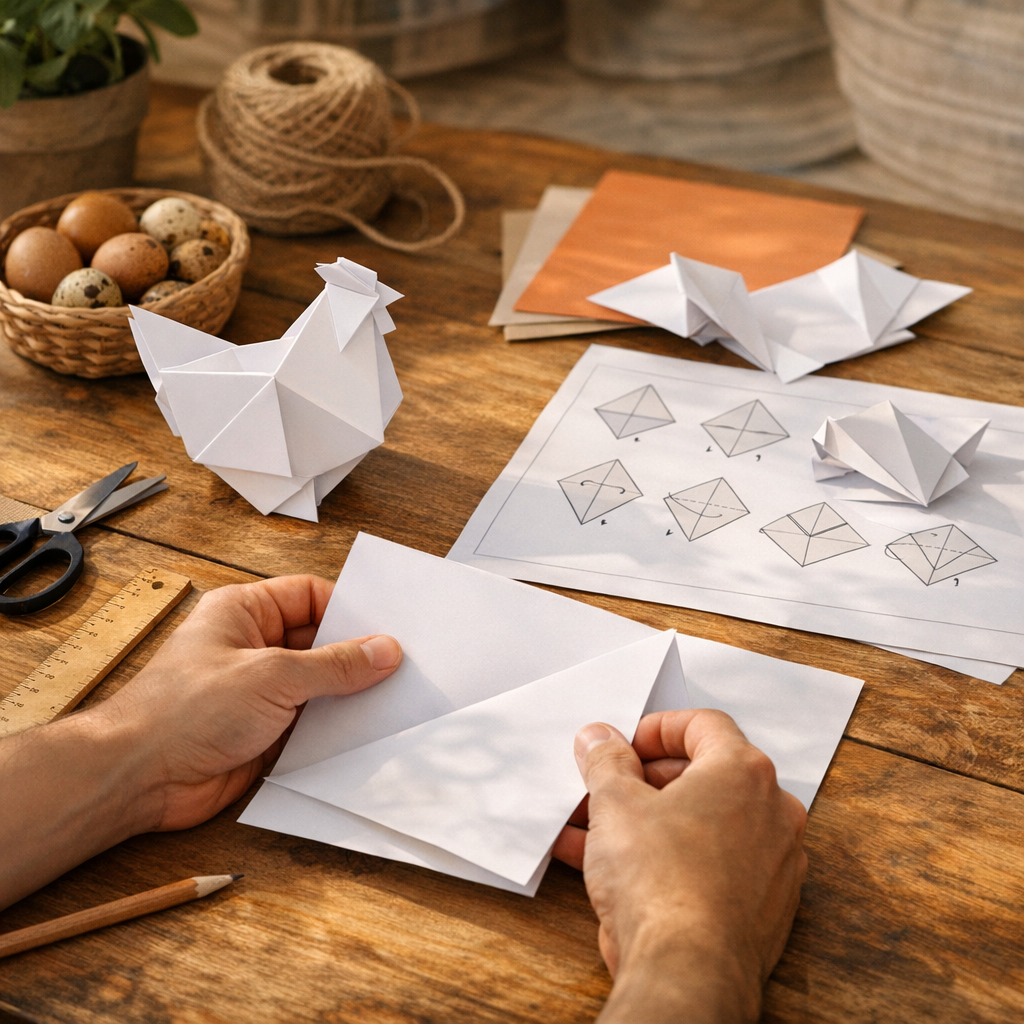 Comment faire un origami avec une feuille A4 ?