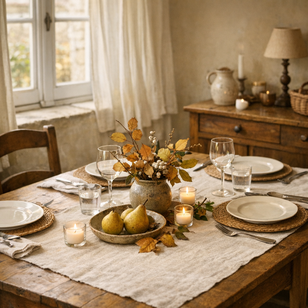 Comment composer une table d’automne naturelle en famille