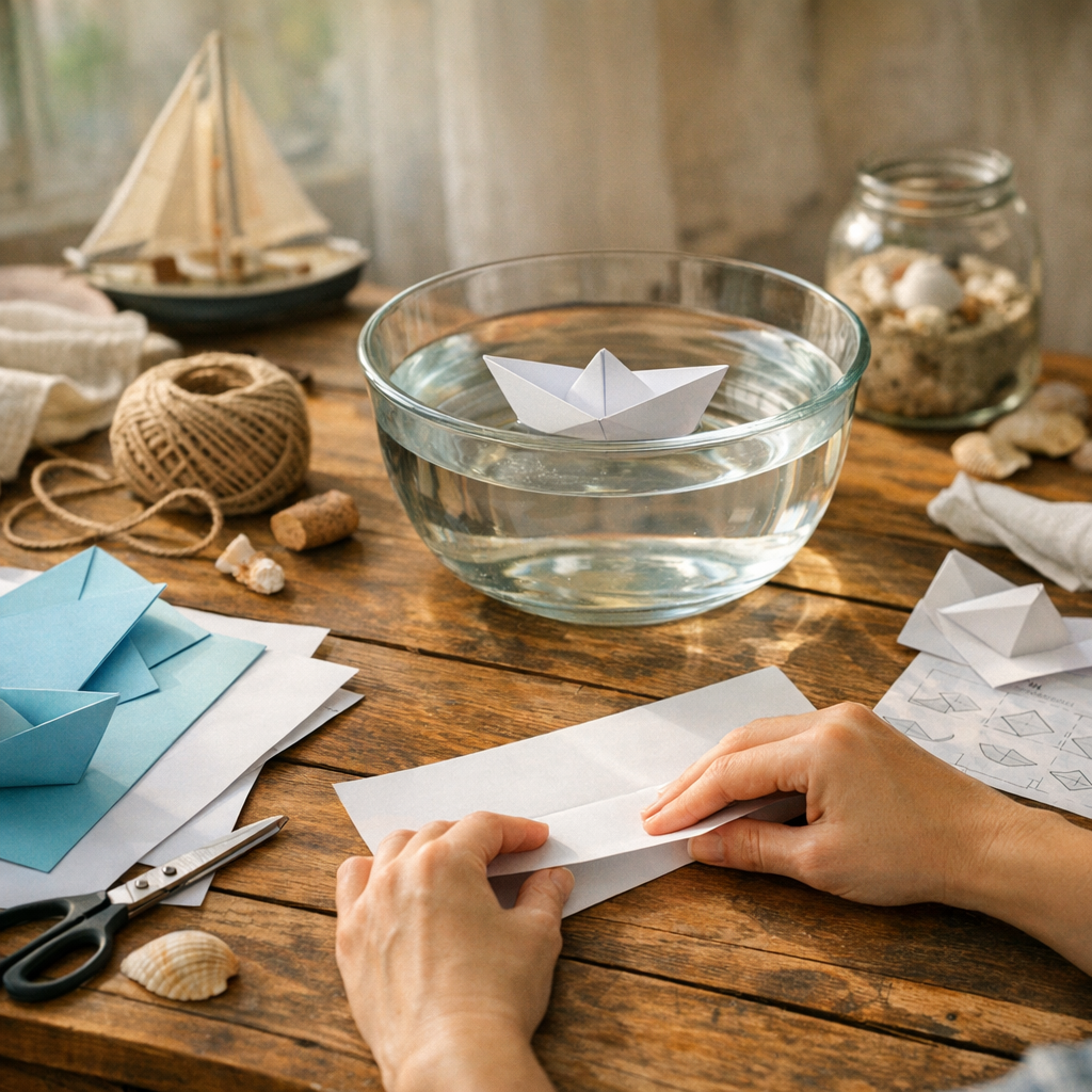Comment faire un bateau en papier qui flotte