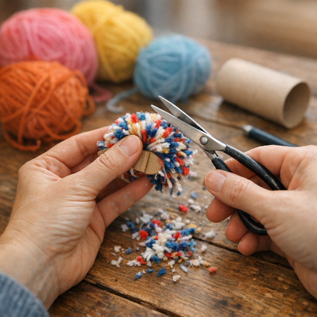 Comment faire un pompon en laine bien fourni et régulier