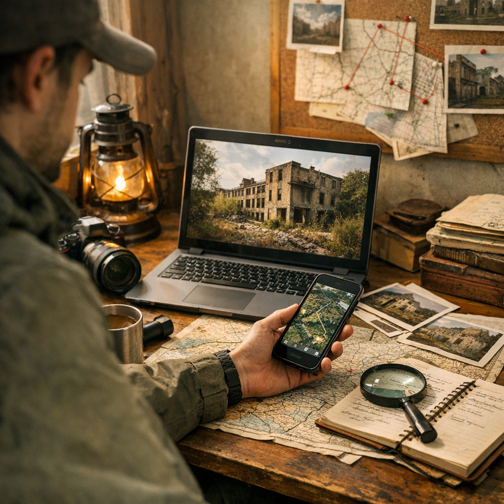 Comment trouver adresse Urbex ? Une méthode plus fiable qu’une simple carte